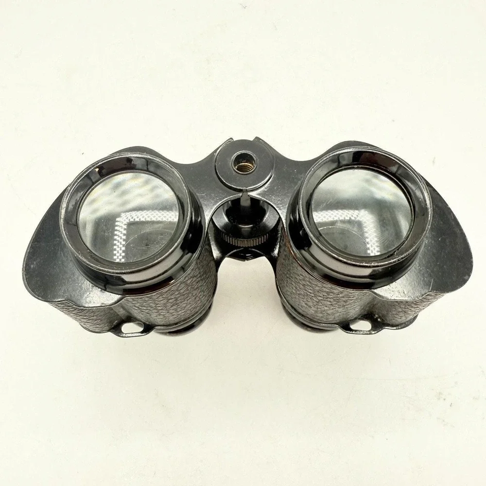 Vintage Opera Glasses Binoculars Black Metal  Trojan USA 1930s 1940s ~ 4.5